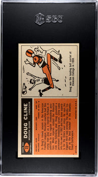 Doug Cline 1965 #72 Sgc Mt 7.5