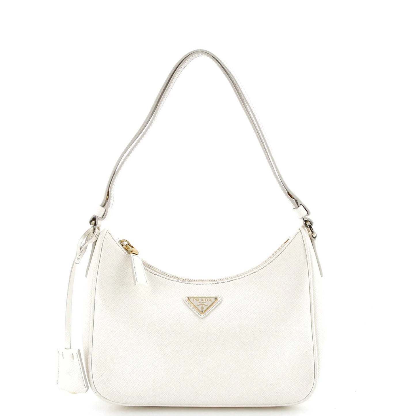 Prada Re-Edition Hobo Saffiano Leather Mini