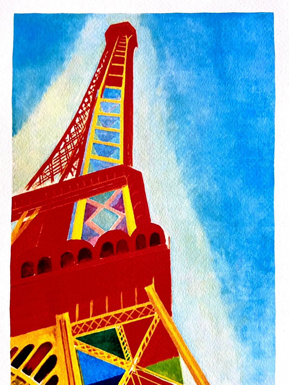 Robert Delaunay Lithograph Coa Numbered Signed Op Stamped Sonia