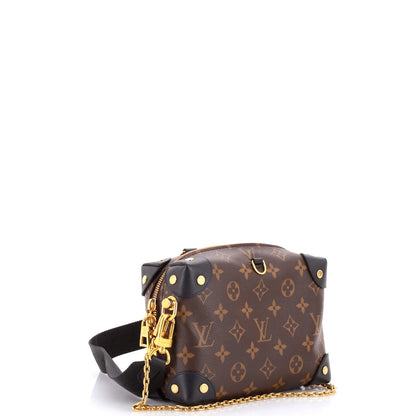 Canvas Louis Vuitton Petite Malle Souple Handbag Monogram