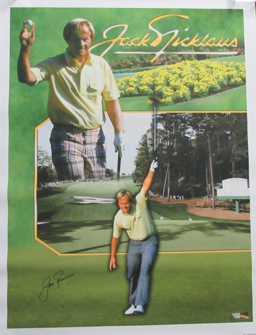 Jack Nicklaus Signed/Autographed 33X44 Poster