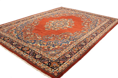 10'0X13'6 Ft Semi-Antique Traditional Handmade