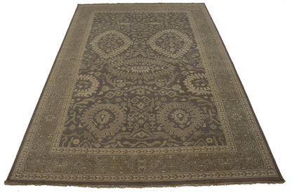 Handmade Extra Large Floral Oriental Rug Low Pile