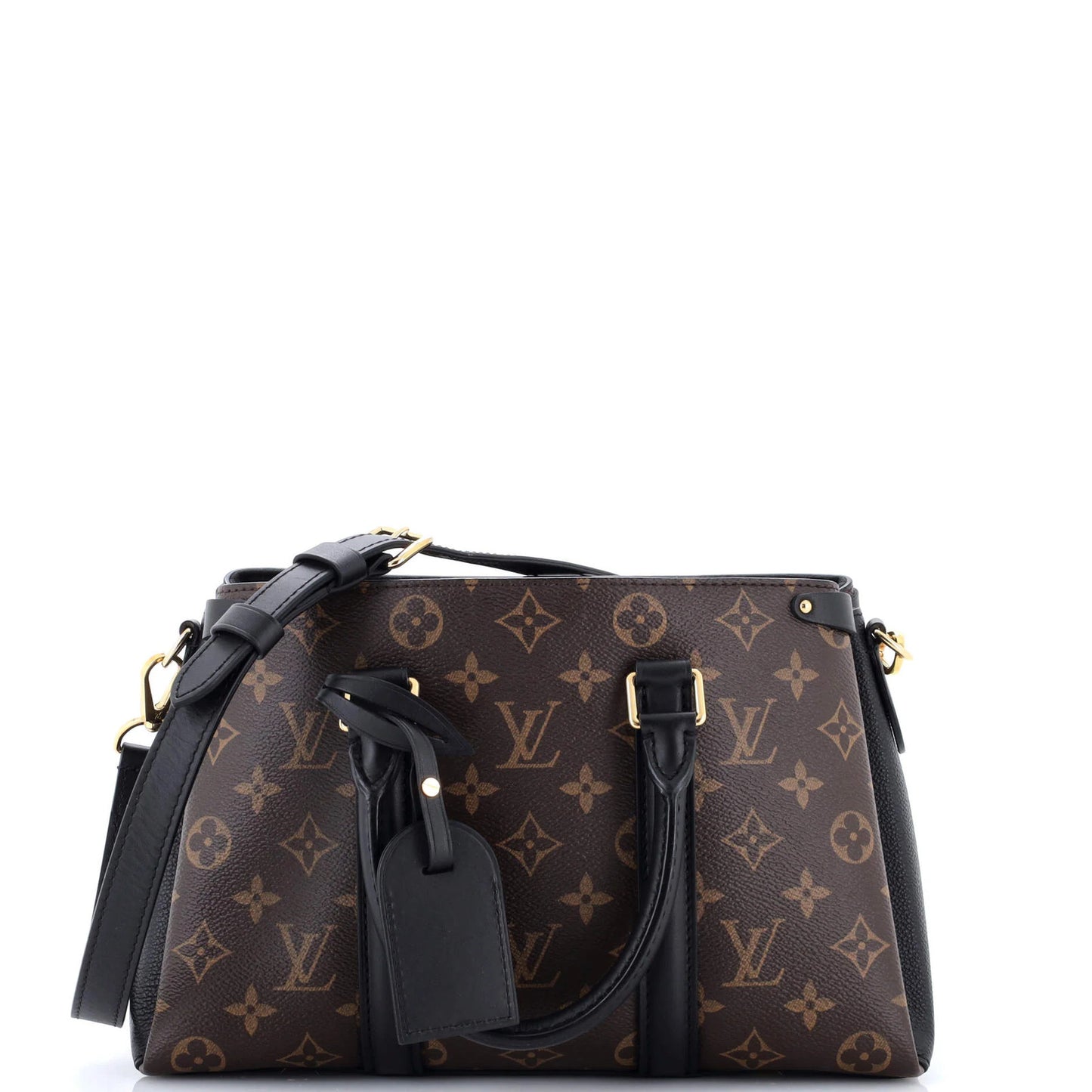 BB Louis Vuitton Soufflot Tote Monogram Canvas with Leather