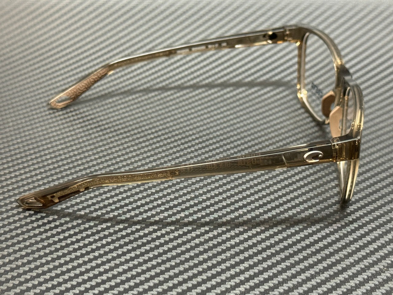COSTA DEL MAR 6A8024 02 Taupe Crystal Men's 52 mm Eyeglasses