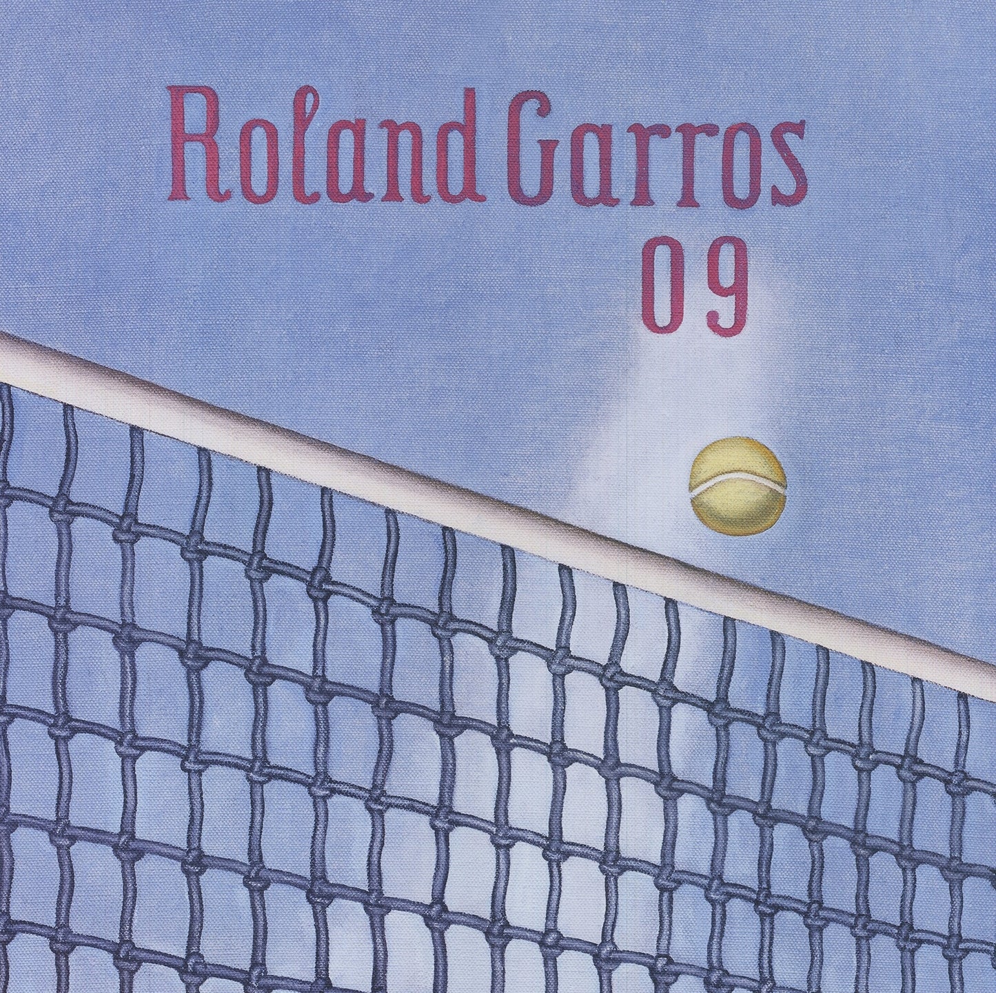 Konrad Klapheck Roland Garros French Open " Poster Pop Art Bl