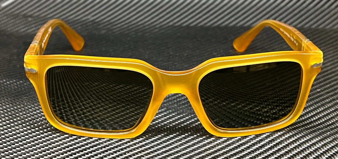 PERSOL PO3272S 204 4E Miele Yellow Unisex 55 mm Sunglasses