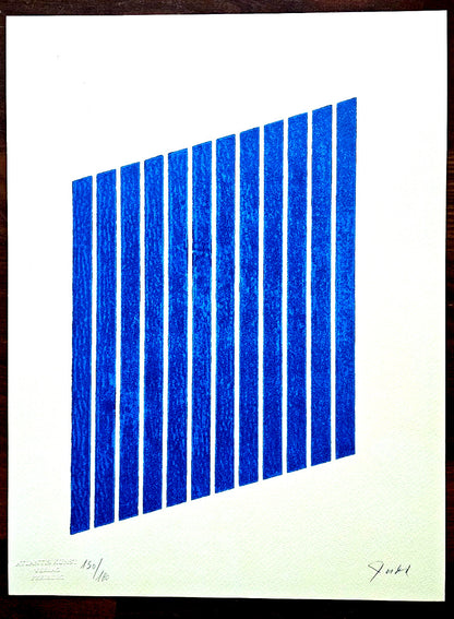 Donald Judd Lithograph Coa Signed Numbered Stamped