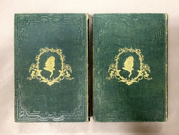 Les Fleurs Animees / J. J. Grandville Illustrated Book Two Volumes 1847