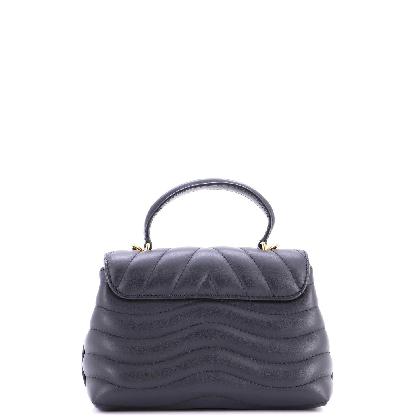 Louis Vuitton New Wave Hold Me Top Handle Bag Quilted Leather