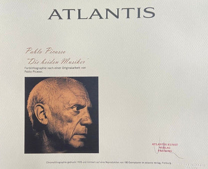 Pablo Picasso Lithograph Coa Signed In Pen