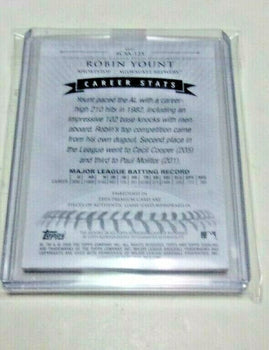 Robin Yount 2008 Topps Sterling Game  Quad