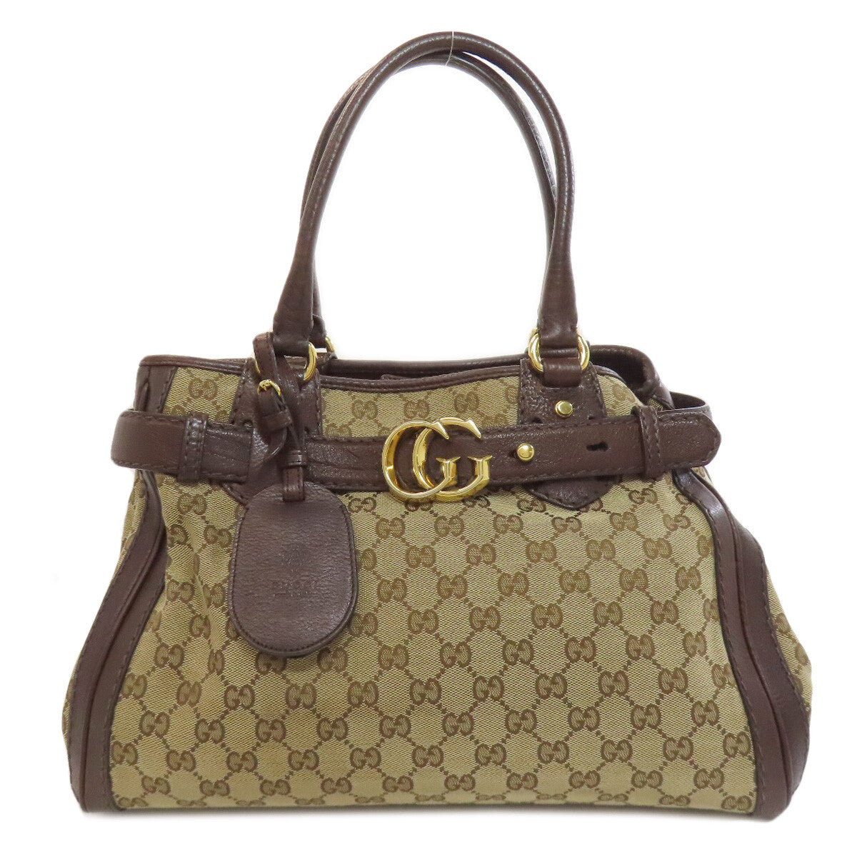 Gucci  247183 Tote Bag Gg Canvas Leather