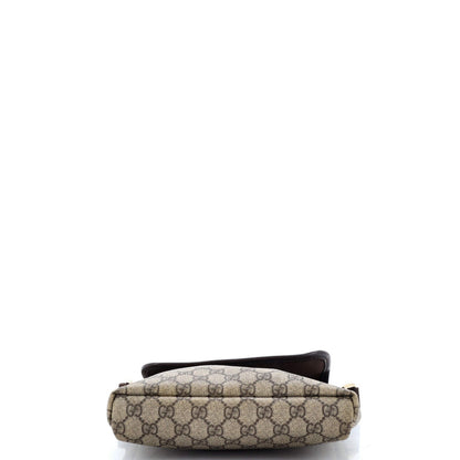 Gucci Flap Messenger Gg Coated Canvas Small