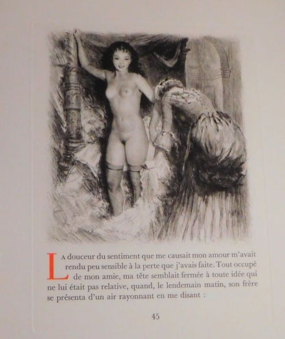 1954 Casanova Mes Amours A Venise W/ 20 Original Etchings By Paul-Emile Bcat