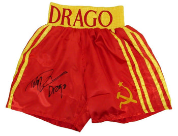 Dolph Lundgren Autographed Ivan Drago Rocky Iv