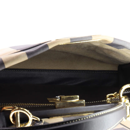 Fendi Peekaboo Bag Pequin Nubuck Regular