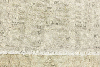 Transitional Oriental Runner Rug Muted Floral