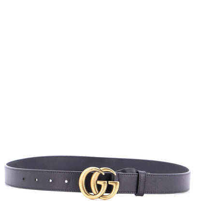 Gucci Gg Marmont Belt Leather Wide