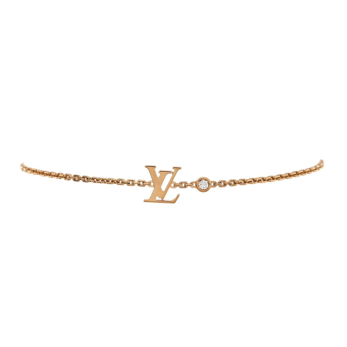 Louis Vuitton Idylle Blossom Lv Bracelet 18K Rose Gold With Diamond