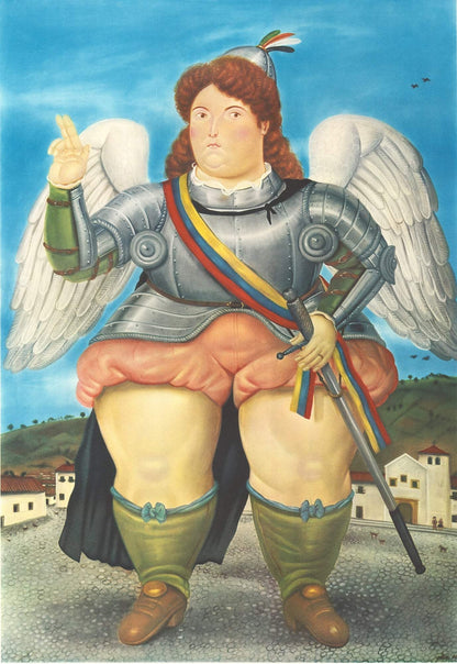 Fernando Botero Mozart '91 Salzburg " Lithograph