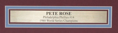 Pete Rose Signed 16X20 Photo Philadelphia