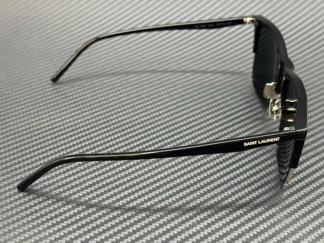 Saint Laurent Sl 768 002 Black Silver Unisex 57