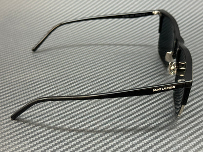 Saint Laurent Sl 768 002 Black Silver Unisex 57