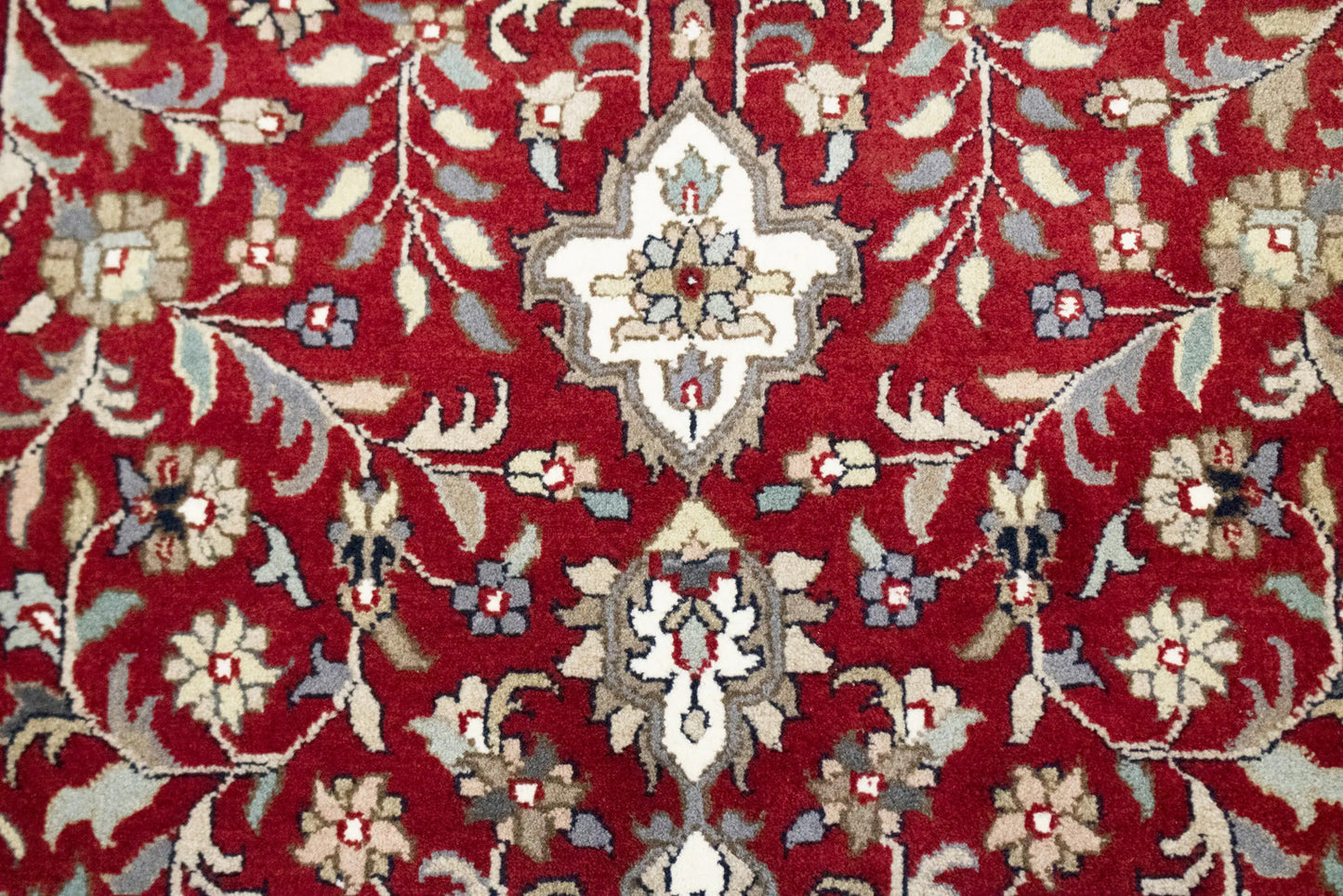 Extra Fine Handmade Wool Oriental Rug 6'5X9'9 ft Classic Floral Design Carpet
