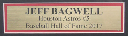 Jeff Bagwell Hof Autographed Baseball Jersey Astros Framed Psa/Dna 177526