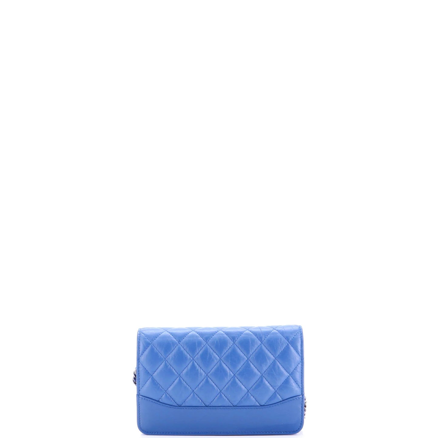 Chanel Gabrielle Wallet On Chain Quilted Aged Calfskin