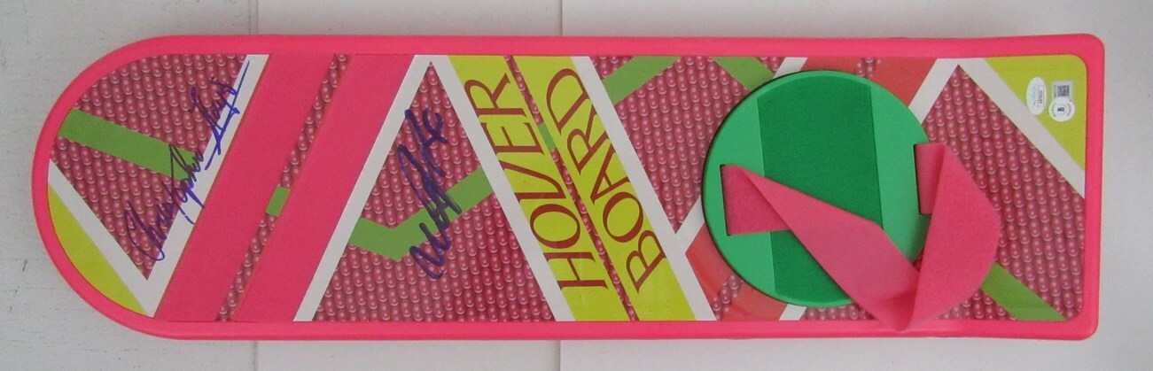 Michael J Fox/Christopher Lloyd Signed Back To