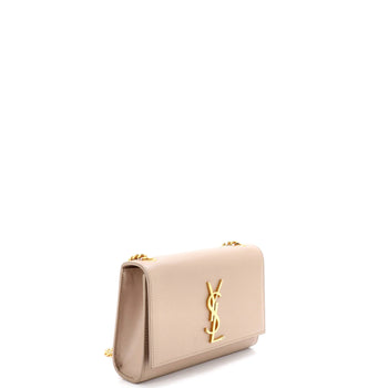 Saint Laurent Classic Monogram Crossbody Bag Grainy Leather Small