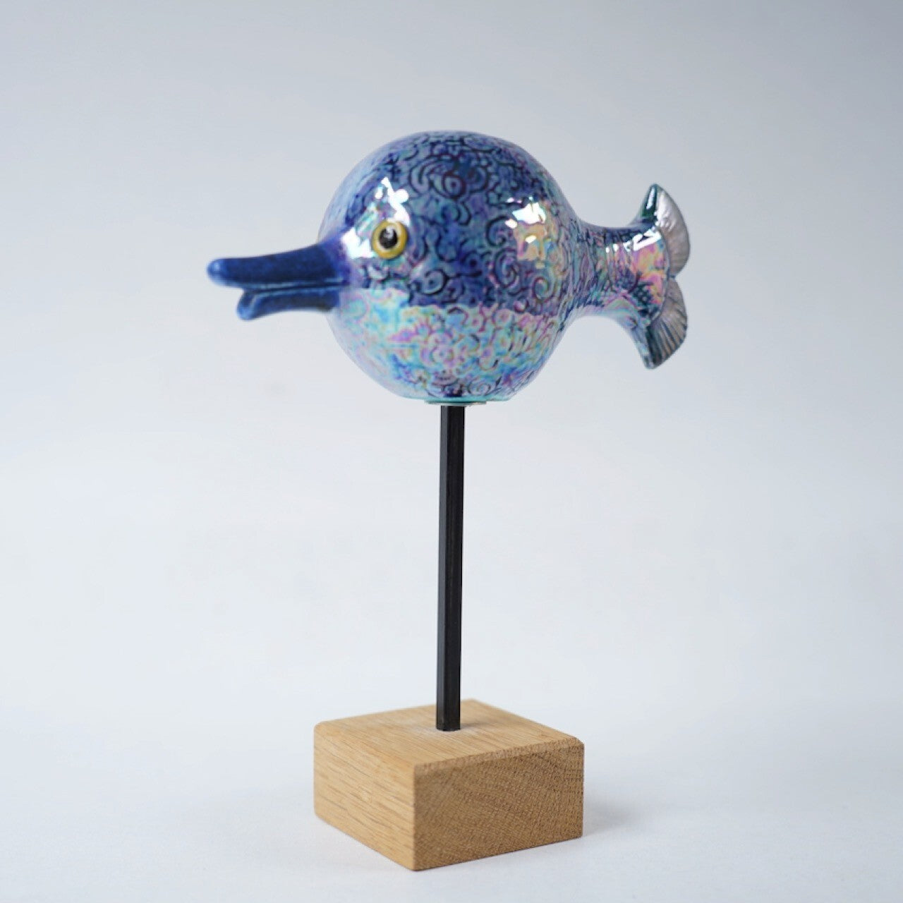 Ocean series fish object made vintage in Sweden by Lisa Larson