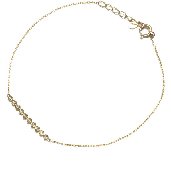 Vendome Bracelet Diamond 10P 18K 750 Yellow Gold