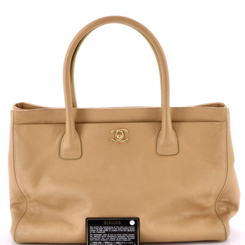 Chanel Cerf Executive Tote Leather Medium