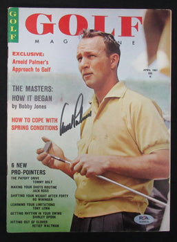 Arnold Palmer Signed/Auto April 1961 Golf