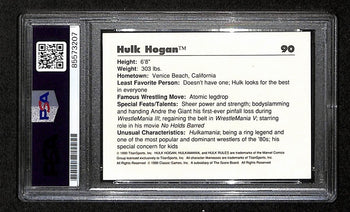 Hulk Hogan Signed/Autographed 1990 Classic Hulkamania Card #90 Psa/Dna 198778
