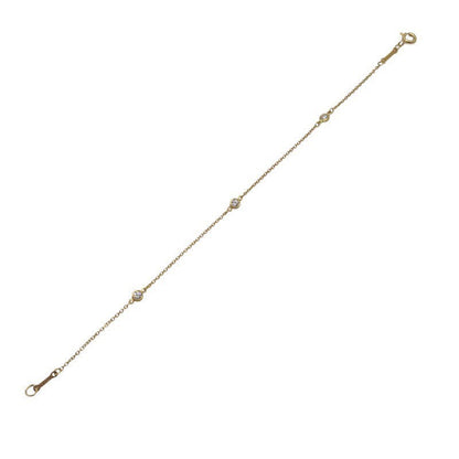 Tiffany & Co. Byzantine 3P Bracelet K18 Gold