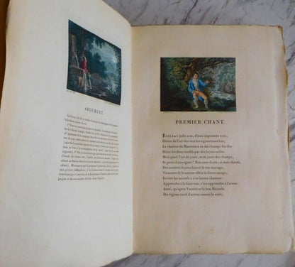 Jacques Delille L'Homme Des Champs 1805 Didot Hand-Colored Plates French Poetry