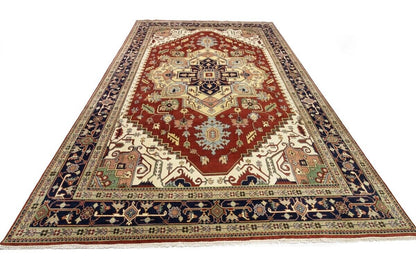 12X18 Ft Oversized Handmade Heriz Serapi Rug