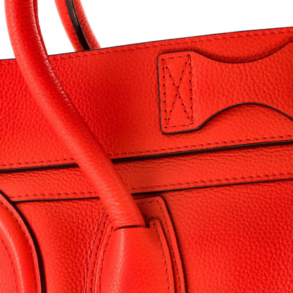 Celine Luggage Bag Grainy Leather Mini