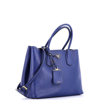Prada Cuir Double Tote Saffiano Leather Large