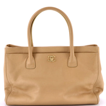 Chanel Cerf Executive Tote Leather Medium