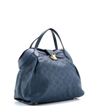 Louis Vuitton Cirrus Handbag Mahina Leather Mm