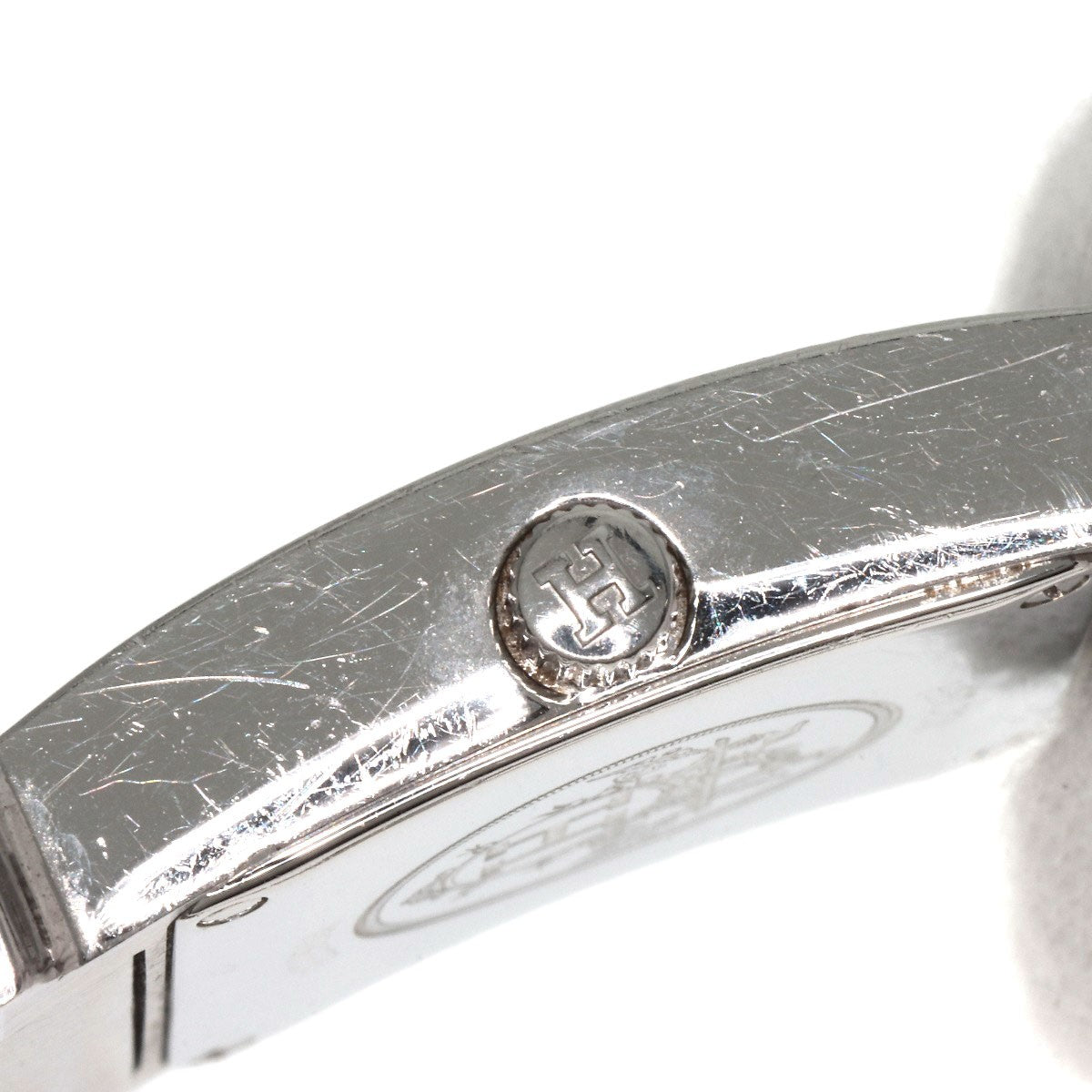 Steel HERMES H watch Watches HH1.210 Stainless Steel/ Stainless