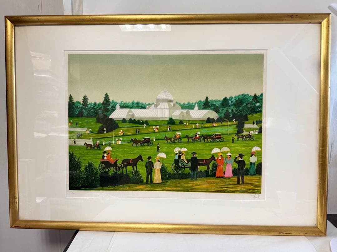 Signed Framed Art Print of Golden Gate Park by Fanch Ledan Ed 223/ 250