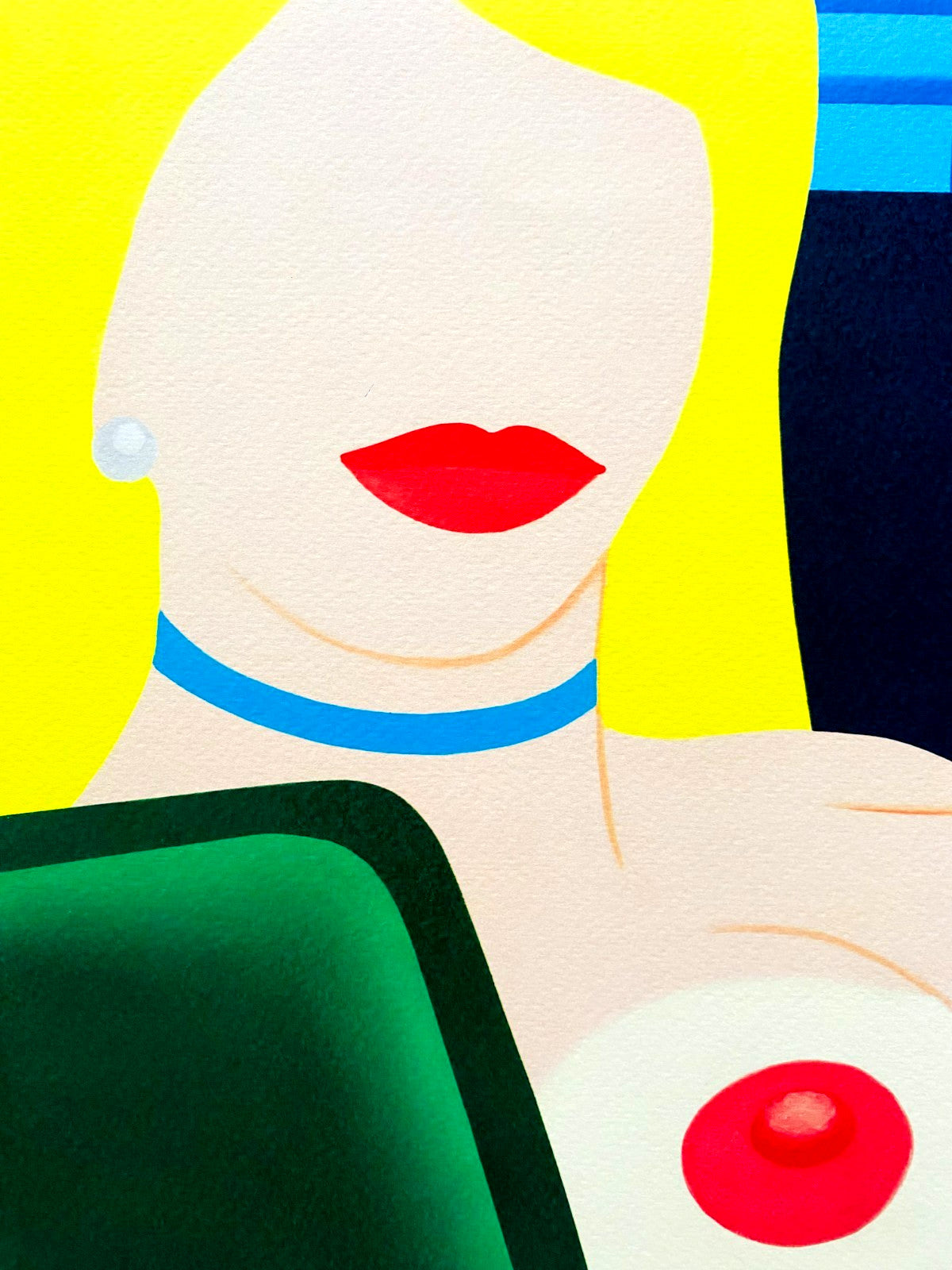 Tom Wesselmann Lithograph Handmade Coa Signed Op Numbered Hand Made