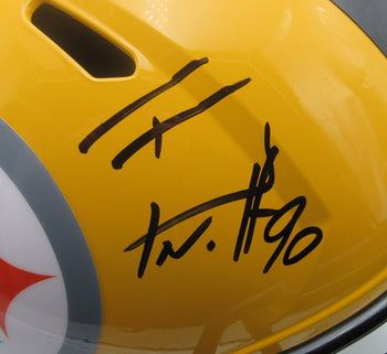 T.J. Watt Signed/Auto Gold Full Size Replica