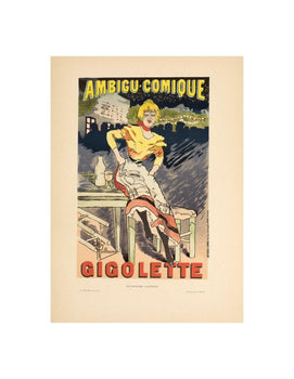 Original Vintage Poster Fleur Ambigu By Guillaume For Affiches Illustrees 1896